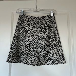 Silk Cheetah Skirt